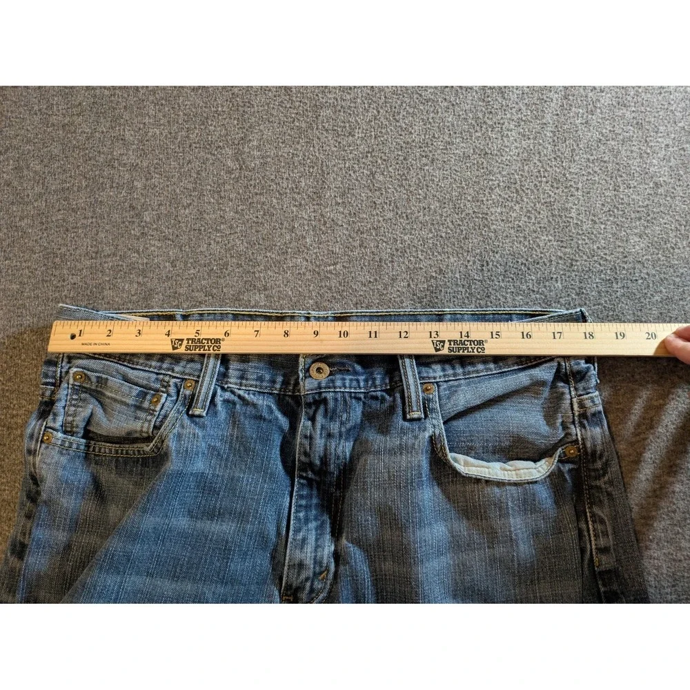 Levis 569 Jeans Mens 36x32 Medium Wash Straight Leg Relaxed Fit Skater Y2K